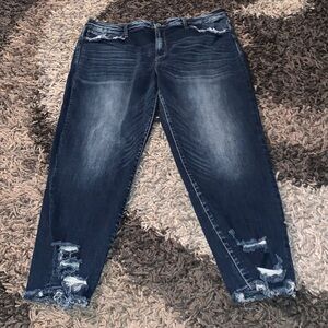 Kancan stretchy size 36 jeans inseam 27 1/2 good cond